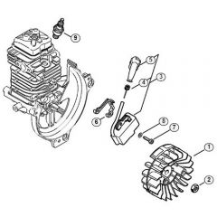 Genuine Stihl FS111 R / D - Ignition System