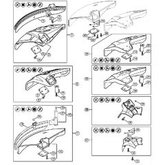 Genuine Stihl FS120 2-MIX / AC - Deflector