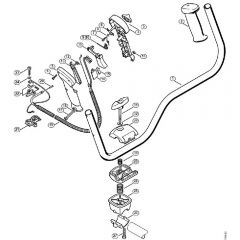 Genuine Stihl FS120 / X - Bike Handle