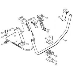 Genuine Stihl FS120 / Y - Bike Handle (09.2003)