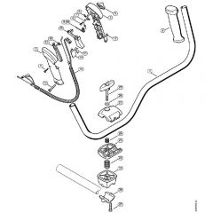 Genuine Stihl FS130 / K - Bike Handle