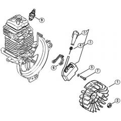 Genuine Stihl FS131 R / D - Ignition System