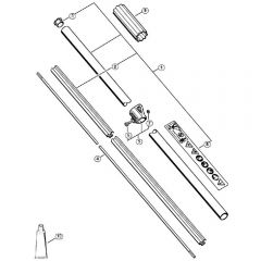 Genuine Stihl FS131 R / K - Drive Tube Assembly FS 131 R