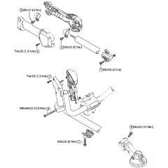 Genuine Stihl FS131 R / S - Tightening Torques