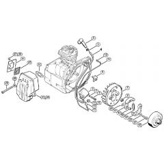 Genuine Stihl FS160 / C - Ignition System, Clutch