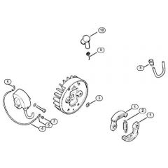 Genuine Stihl FS160 / D - Ignition System, Clutch