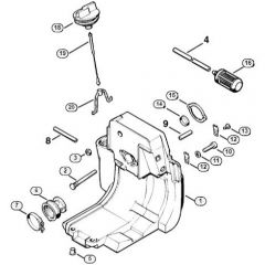 Genuine Stihl FS160 / E - Tank Housing