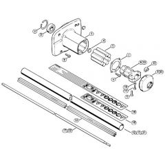 Genuine Stihl FS160 / H - Clutch Housing, Drive Tube Assembly