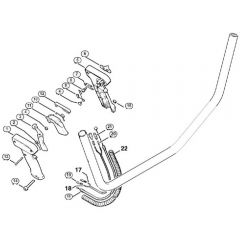 Genuine Stihl FS160 / K - Control Handle (20.2002)