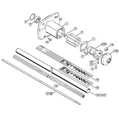 Genuine Stihl FS180 / H - Clutch Housing, Drive Tube Assembly