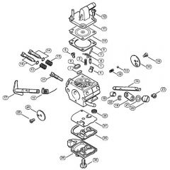 Genuine Stihl FS200 - 4134 / S - Carburetor C1Q-S35 (19.98)