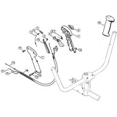 Genuine Stihl FS220 / J - Control handle