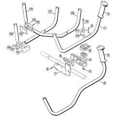 Genuine Stihl FS220 / L - Handlebar