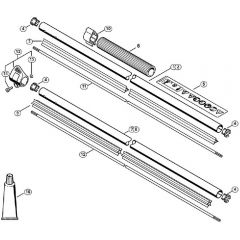 Genuine Stihl FS23 SC-E / E - Drive tube assembly