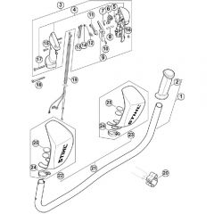 Genuine Stihl FS240 C-E / N - Bike handle FS 240