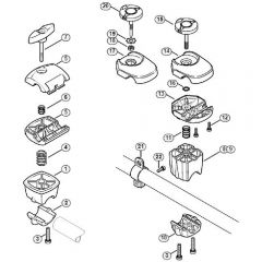 Genuine Stihl FS240 / P - Handlebar support