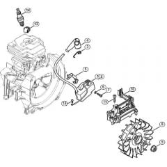 Genuine Stihl FS240 R / H - Ignition system