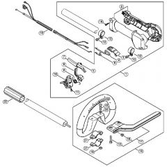 Genuine Stihl FS240 RC-E / L - Loop handle