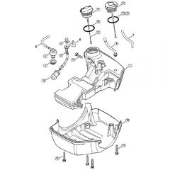 Genuine Stihl FS260 / D - Fuel tank