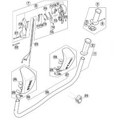 Genuine Stihl FS260 / O - Bike handle FS 260