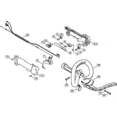 Genuine Stihl FS260 RC-E / M - Loop handle (37.2015)