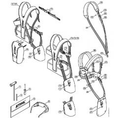 Genuine Stihl FS260 / V - Tools, Full harness