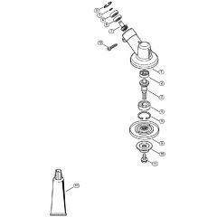 Genuine Stihl FS26 C-E / H - Gear head FS 25, FS 26