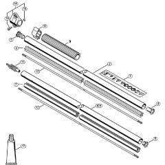 Genuine Stihl FS26 RC-E / E - Drive tube assembly