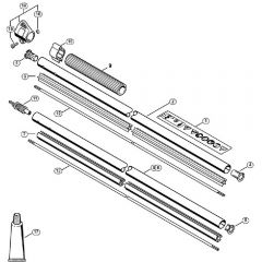 Genuine Stihl FS26 SC-E / E - Drive tube assembly