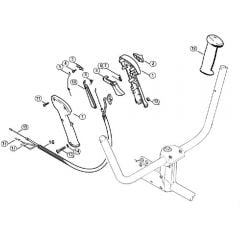 Genuine Stihl FS280 K / J - Control Handle