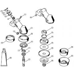 Genuine Stihl FS280 K / O - Gear Head ⇥ 3 42 828 253