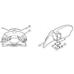 Genuine Stihl FS280 / Q - Transport Guard, Shredder Deflector