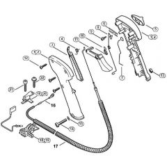 Genuine Stihl FS300 / R - Control handle