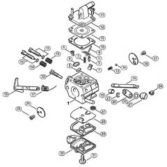 Genuine Stihl FS350 / N - Carburetor C1Q-S35