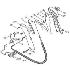 Genuine Stihl FS350 / R - Control handle