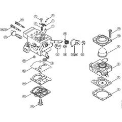 Genuine Stihl FS360 C-E / H - Carburetor WTF-10, WTF-11, WTF-5, WTF-6