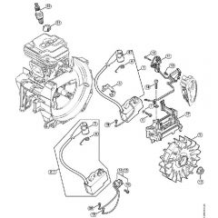 Genuine Stihl FS360 C-E / J - Ignition system