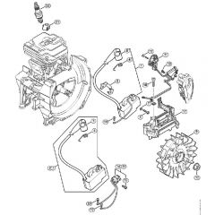 Genuine Stihl FS360 C-EM / J - Ignition system