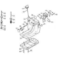 Genuine Stihl FS360 / D - Tank housing