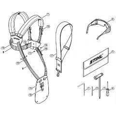 Genuine Stihl FS36 R / Q - Tools, Extras