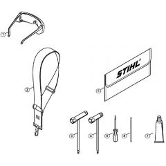 Genuine Stihl FS38 2-MIX / AD - Tools, Extras