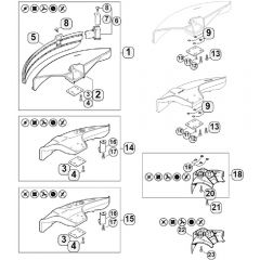 Genuine Stihl FS400 K / T - Deflector