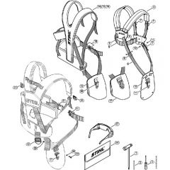 Genuine Stihl FS400 K / V - Tools, Full harness