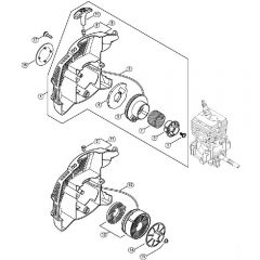 Genuine Stihl FS40 C-E / C - Rewind starter ErgoStart/Easy2Start