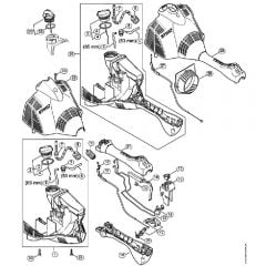 Genuine Stihl FS40 C-E / F - Motor housing