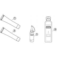 Genuine Stihl FS40 C-E / O - Miscellaneous lubricants and greases