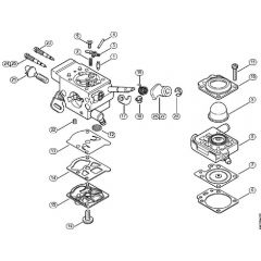 Genuine Stihl FS410 C-E / H - Carburetor WTF-10, WTF-11, WTF-5, WTF-6