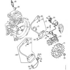 Genuine Stihl FS410 C-E / J - Ignition system