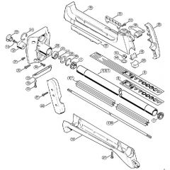 Genuine Stihl FS420 / G - Drive tube assembly, Clutch housing