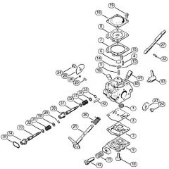 Genuine Stihl FS44 / F - Carburettor WT-327 (11.97)